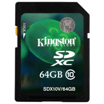 Карта памяти SD 64Gb Kingston SDX10V64Gb - Metoo (1)