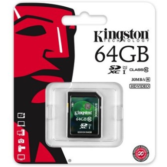 Карта памяти SD 64Gb Kingston SDX10V64Gb - Metoo (3)