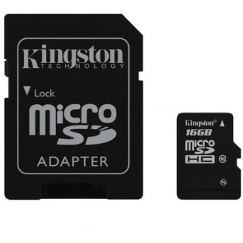 Карта памяти SD 16Gb Kingston SDC10G2 - Metoo (1)