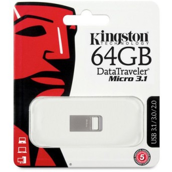 USB флешка 64Gb Kingston DataTraveler MC3 (DTMC3) - Metoo (3)