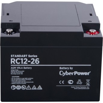 Аккумуляторная батарея CyberPower RC12-26 12В 26 Ач - Metoo (2)