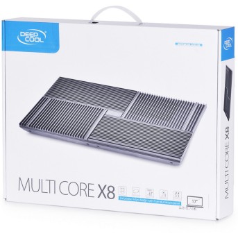Подставка Deepcool MULTI CORE X8 17" Охлаждающая для ноутбука - Metoo (3)