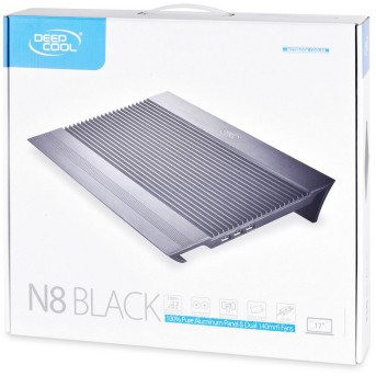 Подставка Deepcool N8 Black 17'' Охлаждающая для ноутбука - Metoo (3)