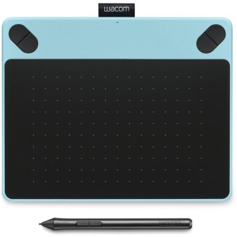 Графический планшет Wacom Intuos Draw Pen Small Blue (CTL-490DB-N) Черно-голубой - Metoo (2)
