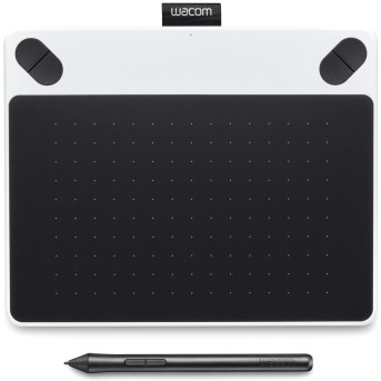 Графический планшет Wacom Intuos Draw Pen Small White (CTL-490DW-N) Бело-черный - Metoo (1)