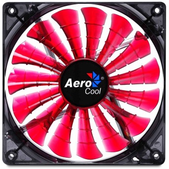 Кулер для кейса AeroCool SHARK fan 14см Devi Red Edition - Metoo (1)