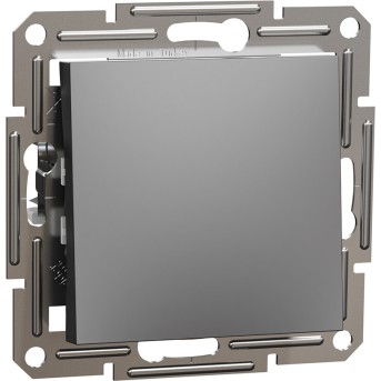 Переключатель одноклавишный SE EPH0400171 Asfora антрацит в Metoo.kz - Metoo (1)