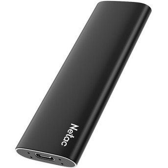 Внешний SSD диск Netac NT01ZSLIM-001T-32BK 1TB Z SLIM Чёрный - Metoo (3)