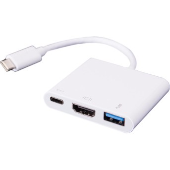 Многопортовый цифровой AV-адаптер USB-C 3.1 SHIP US217-B - Metoo (1)