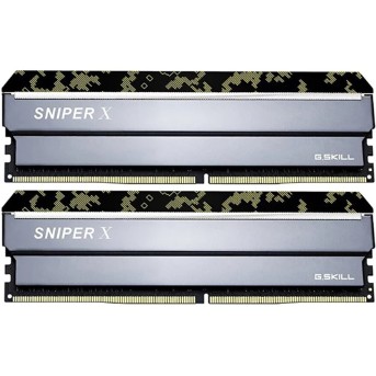 Комплект модулей памяти G.SKILL SniperX F4-3600C19D-16GSXKB DDR4 16GB (Kit 2x8GB) 3600MHz - Metoo (2)