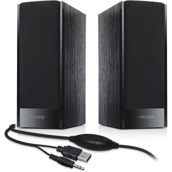 Колонки Microlab B56(USB) чёрные - Metoo (1)