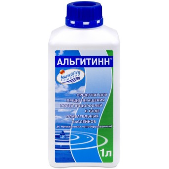 Химия для обработки воды в бассейне АЛЬГИТИНН 1 литр - Metoo (1)