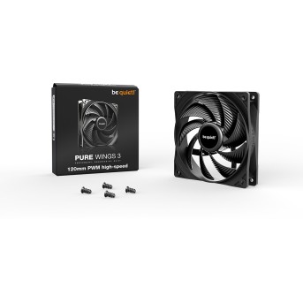 Вентилятор для компьютерного корпуса Bequiet! Pure Wings 3 120mm PWM high-speed - Metoo (3)
