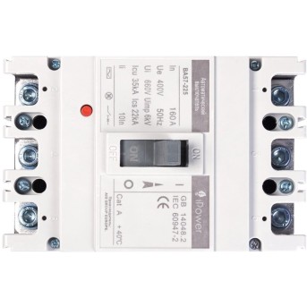 Автоматический выключатель iPower ВА57-225 3P 200A - Metoo (2)