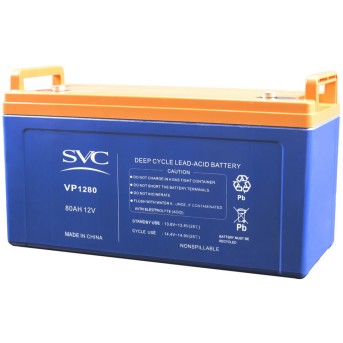 Батарея SVC 12В 80 Ач - Metoo (2)