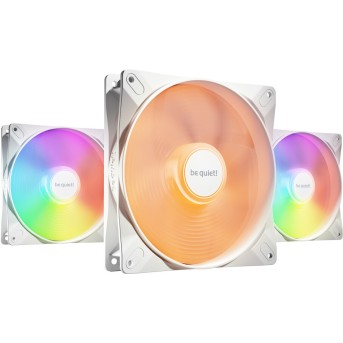 Вентилятор для компьютерного корпуса Bequiet! Light Wings LX 140mm PWM high-speed White Triple pack в Metoo.kz - Metoo (1)