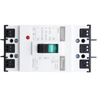 Автоматический выключатель iPower ВА55-63 3P 40A - Metoo (2)