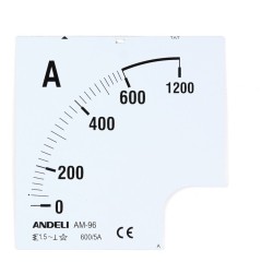 Шкала для амперметра ANDELI 400/<wbr>5