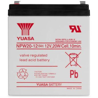 Аккумуляторная батарея Yuasa NPW20-12 12В*5 Ач - Metoo (2)