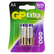 Батарейки GP 15AX-2CR2 Extra блистер 2 шт.