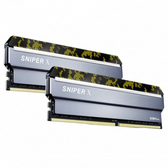 Комплект модулей памяти G.SKILL SniperX F4-3200C16D-32GSXKB DDR4 32GB (Kit 2x16GB) 3200MHz - Metoo (1)
