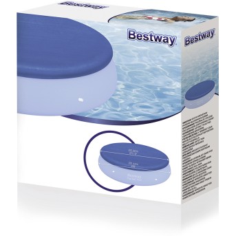 Тент для бассейнов BESTWAY 58032 с надувным бортом - Metoo (2)