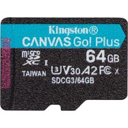 Карта памяти Kingston SDCG3/64GBSP A2 U3 V30 64GB без адаптера