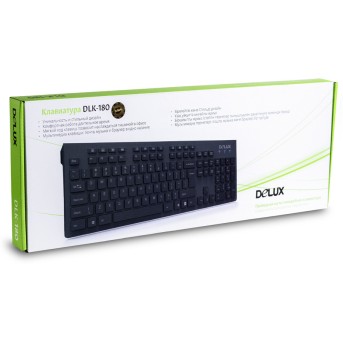 Клавиатура Delux DLK-180UB - Metoo (3)