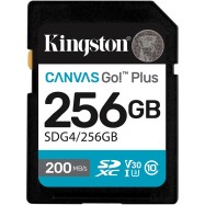 Карта памяти Kingston SDG4/256GB Canvas Go Plus Gen4 C10 UHS-I U3 V30 256GB