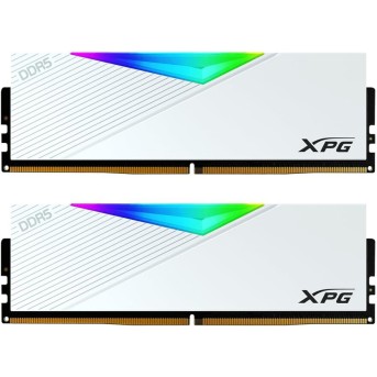 Комплект модулей памяти ADATA XPG Lancer RGB AX5U7200C3416G-DCLARWH DDR5 32GB (Kit 2x16GB) 7200MHz - Metoo (2)