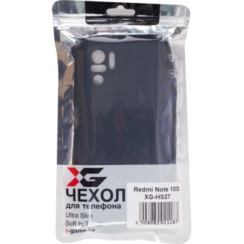Чехол для телефона X-Game XG-HS27 для Redmi Note 10S Силиконовый Сапфир - Metoo (3)