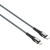 Интерфейсный кабель LDNIO Type-C to Lightning LC111 30W Fast Charging FDY 1м Серый - Metoo (3)