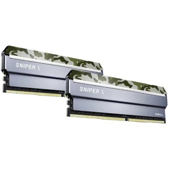 Комплект модулей памяти G.SKILL SniperX F4-3200C16D-16GSXFB DDR4 16GB (Kit 2x8GB) 3200MHz - Metoo (2)