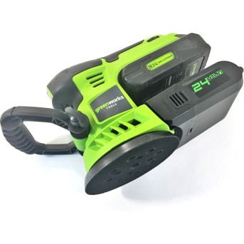 Шлифовальная машина аккумуляторная Greenworks G24ROS 24 V без АКБ и ЗУ - Metoo (2)