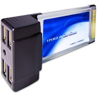 Адаптер PCMCI Cardbus на USB HUB 4 Порта - Metoo (2)