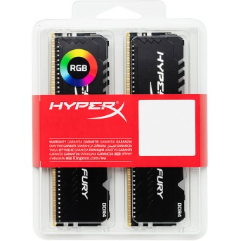 Комплект модулей памяти Kingston HyperX Fury RGB HX430C15FB3AK2/<wbr>16 DDR4 16G (2x8G) 3000MHz - Metoo (2)