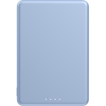 Портативный внешний аккумулятор Xiaomi Super Slim Magnetic Power Bank 5000 Blue - Metoo (1)