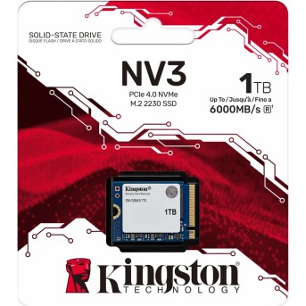 Твердотельный накопитель SSD Kingston SNV3SM3/1T0 1TB Mini M.2 2230 PCIe Gen4 x4 в Metoo.kz - Metoo (3)