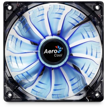 Кулер для компьютерного корпуса AeroCool 14см AIR Force Blue Edition - Metoo (1)