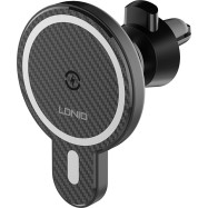Автомобильный держатель для телефона LDNIO Magnetic MA20 15W Беспроводная зарядка Магнитный Чёрный