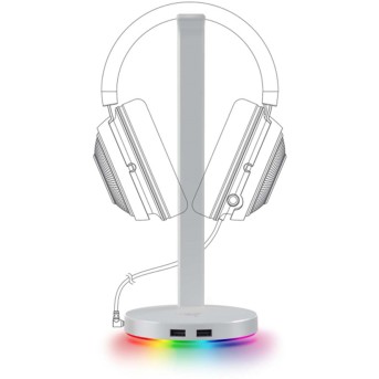 Подставка для наушников Razer Base Station V2 Chroma - Mercury - Metoo (3)