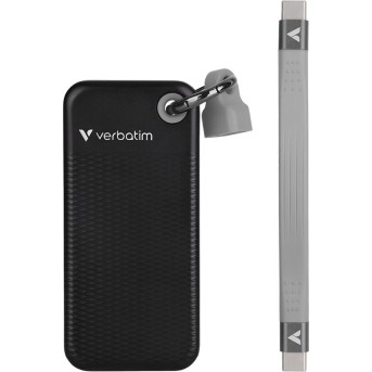 Внешний SSD диск Verbatim Pocket SSD 32190 1TB Чёрный в Metoo.kz - Metoo (2)