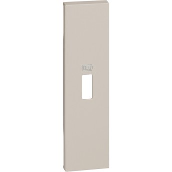 Лицевая панель Bticino KM10C Living Now для заряд.уст-в USB 1 модуль песочный - Metoo (1)