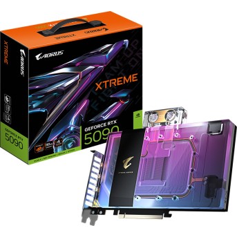 Видеокарта Gigabyte (GV-N5090AORUSX WB-32GD) RTX5090 AORUS XTREME WATERFORCE WB 32G - Metoo (3)