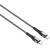Интерфейсный кабель LDNIO Type-C to Type-C LC101 65W FDY 1м Серый - Metoo (3)