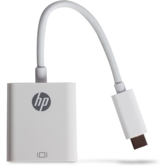 Переходник HP USB-C to VGA Adapter WHT - Metoo (1)