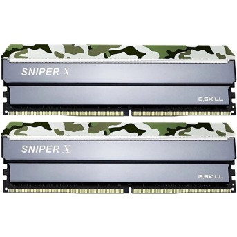 Комплект модулей памяти G.SKILL SniperX F4-3200C16D-16GSXFB DDR4 16GB (Kit 2x8GB) 3200MHz - Metoo (3)