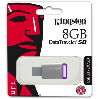 USB флешка 8Gb Kingston DataTraveler 50 (DT50) - Metoo (3)