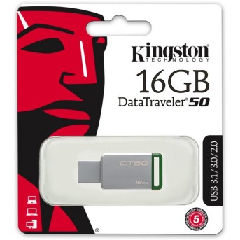 USB флешка 16Gb Kingston DataTraveler 50 (DT50) - Metoo (3)