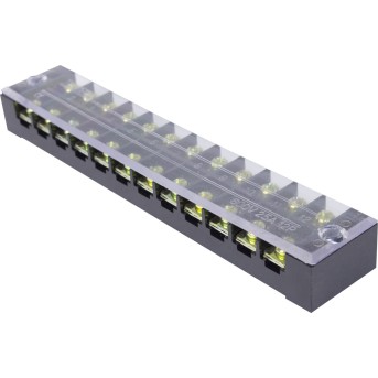 Колодка клеммная карболитовая Deluxe TB - 2512 (25A 12P) - Metoo (1)